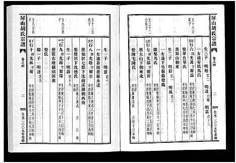 [下载][屏山胡氏宗谱_4卷]浙江.屏山胡氏家谱_四.pdf