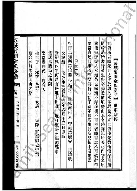 [下载][彭城射圃金氏宗谱_5卷]浙江.彭城射圃金氏家谱_三.pdf