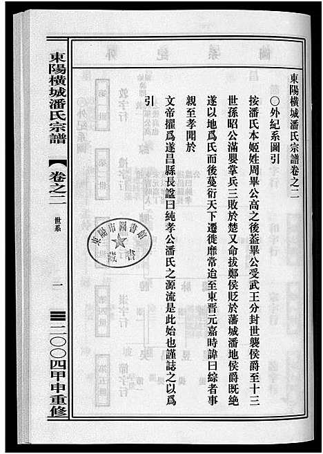 [下载][东阳横城潘氏宗谱_6卷]浙江.东阳横城潘氏家谱_二.pdf