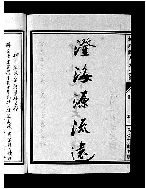 [下载][柳川阮氏大宗谱_不分卷]浙江.柳川阮氏大家谱_一.pdf