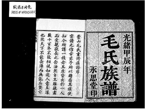 [下载][毛氏族谱_14卷首3卷_末1卷]浙江.毛氏家谱_一.pdf