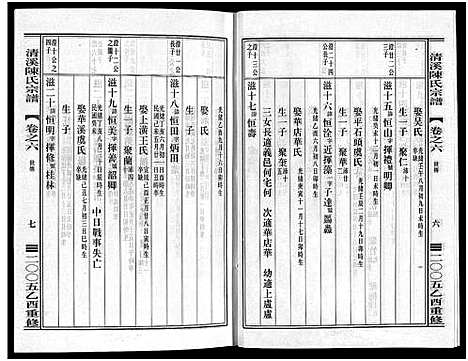 [下载][清溪陈氏宗谱_8卷]浙江.清溪陈氏家谱_六.pdf