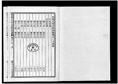 [下载][竹里八字王氏宗谱_2卷]浙江.竹里八字王氏家谱_二.pdf