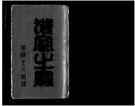 [下载][华阳王氏宗谱_残卷]浙江.华阳王氏家谱_四.pdf