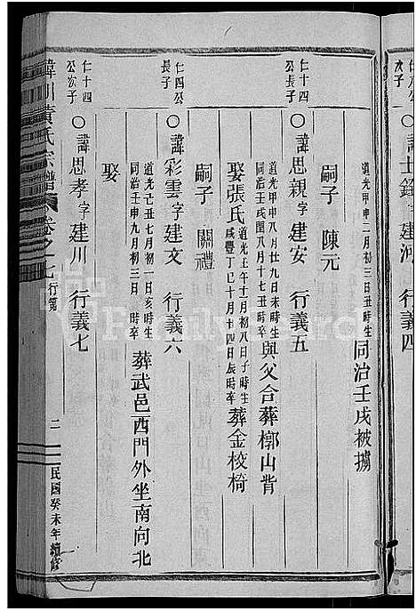 [下载][韩川黄氏谱_残卷]浙江.韩川黄氏谱_四.pdf