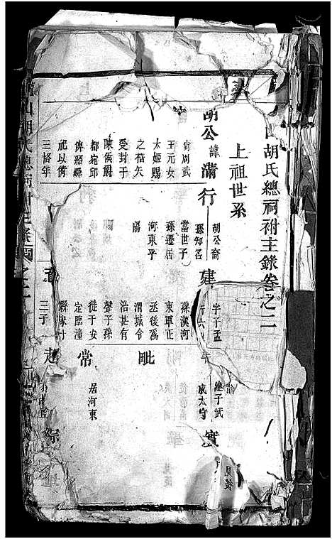 [下载][龙山胡氏总祠祔主录_残卷]浙江.龙山胡氏总祠祔主录_一.pdf